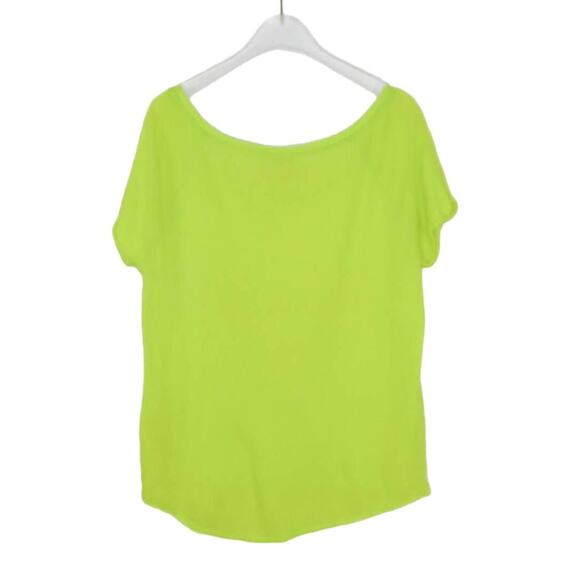 Y2k Hollister Neon Graphic Tee with Pink Cross & Logo Small - Picture 3 of 6